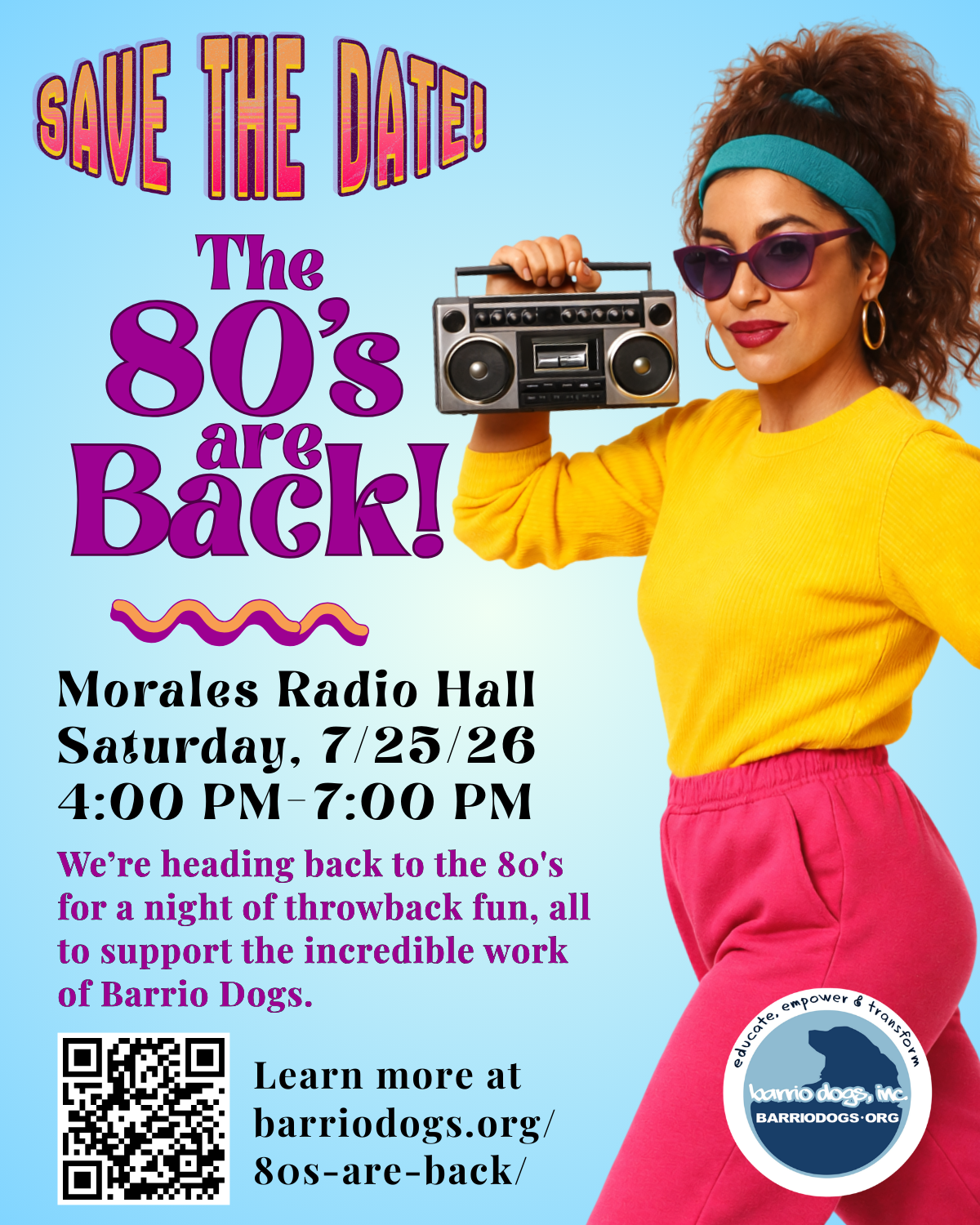 80's are back poster